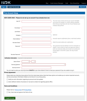iLokFreeAccountSetup