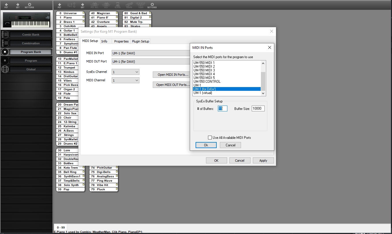rtpMIDI-PortSelect