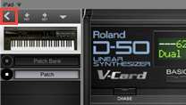 Back button example