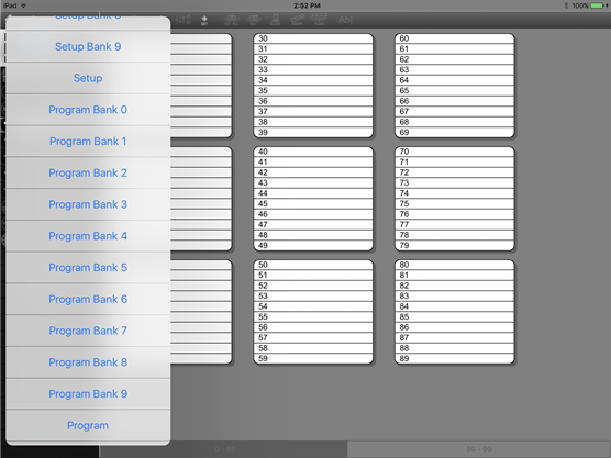 Instrument Editor Component Select