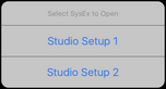 Studio-Open Menu