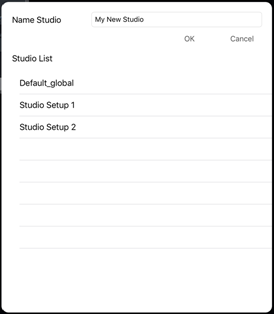 Studio-Save Dialog