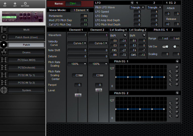 Yamaha TG100 Editor Librarian